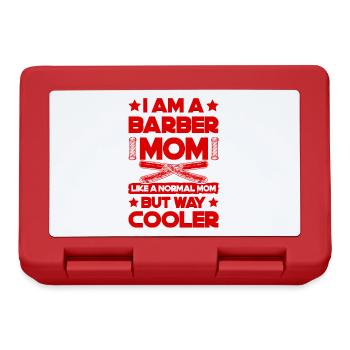Barber Mom - Lunchbox - red - Front