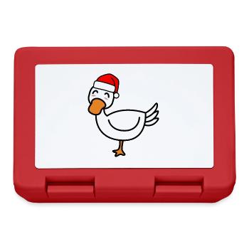 Duck Comic Noël Noël - Boîte à goûter - rouge - Devant