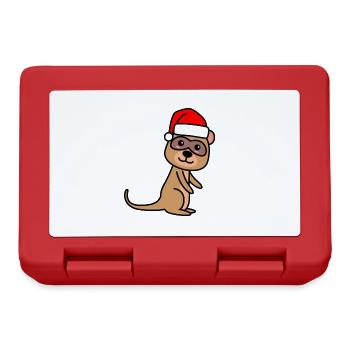 Suricate Comic Noël Noël - Boîte à goûter - rouge - Devant