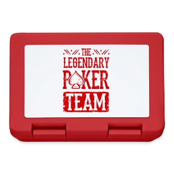 Poker Team - Brotdose - Rot - Vorne