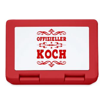 Premium Koch - Brotdose - Rot - Vorne