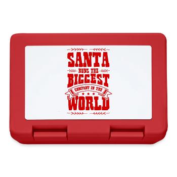 Santa Christmas - Lunchbox - red - Front