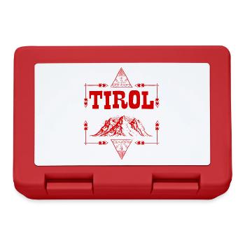 Tyrol Autriche - Boîte à goûter - rouge - Devant