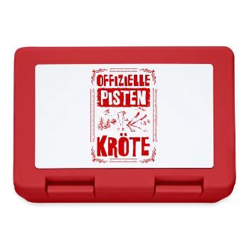 Ofizielle Pisten Kröte - Brotdose - Rot - Vorne