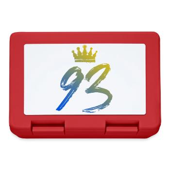 93 Number crown - Lunchbox - red - Front