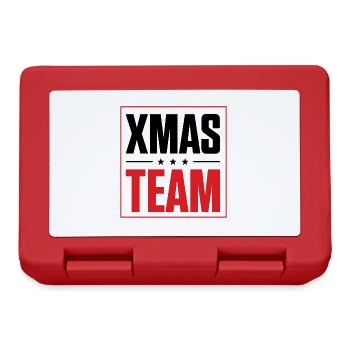 Xmas Team - Lunchbox - red - Front
