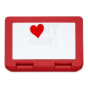 I love my Hackney horse - Lunchbox - red - Front