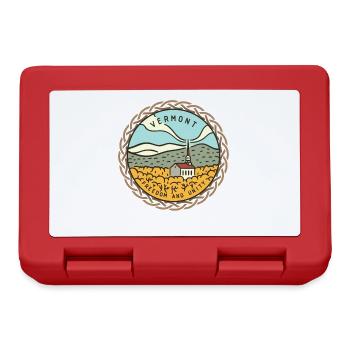 Vermont, United States - Lunchbox - red - Front