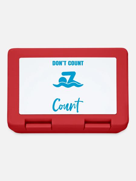 Motivation to swim - Lunchbox - red