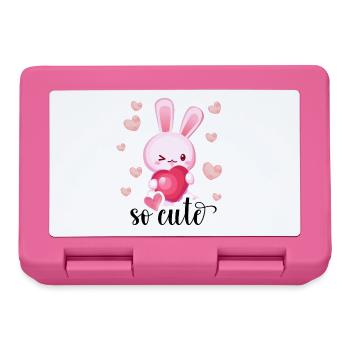 TU ES TRÈS MIGNON - Boîte à goûter - rose - Devant
