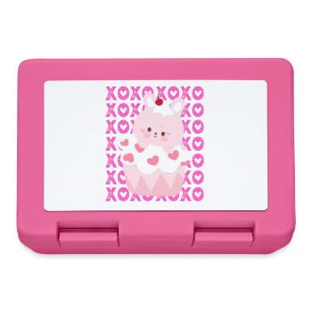 XOXO MIT LIEBE - Brotdose - Pink - Vorne