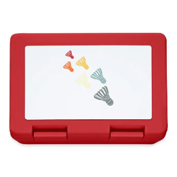 Badminton - Boîte à goûter - rouge - Devant