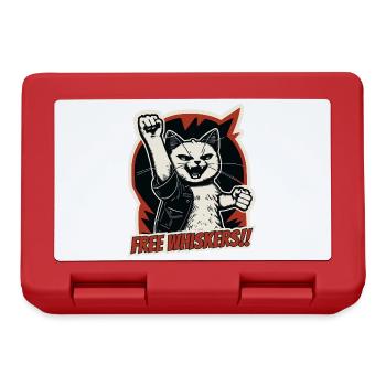 Kitty Rockstars Wut einer Katze und der Maschine - Brotdose - Rot - Vorne