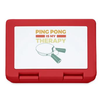 Table tennis player quote - Lunchbox - red - Front
