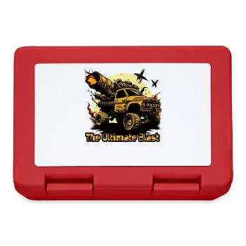 der ultimative Blast Monster Truck - Brotdose - Rot - Vorne