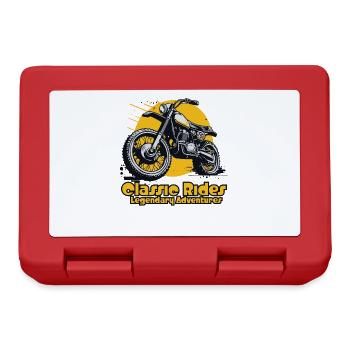 klassische Fahrten Motocross - Brotdose - Rot - Vorne
