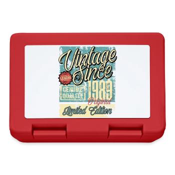 1989 Anniversaire vintage vintage rétro legend - Boîte à goûter - rouge - Devant