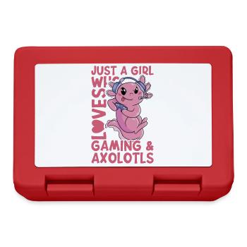 Axolotl - Lunchbox - red - Front