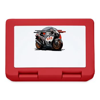 Super Sport Tourer Motorcycle - Lunchbox - red - Front