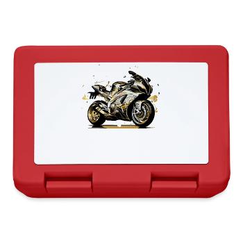 Super sporty sports tourer motorcycle - Lunchbox - red - Front
