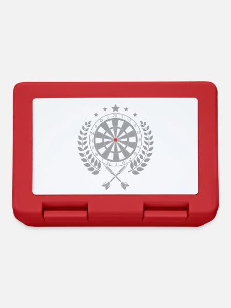 Darts - Darts Lover Apparel - Brotdose - Rot