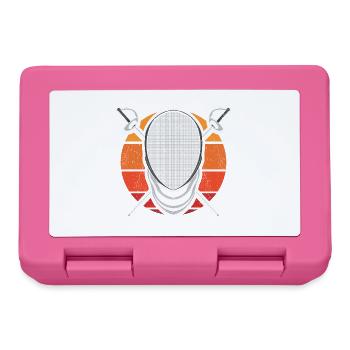 Fencing Fencer - Lunchbox - pink - Front