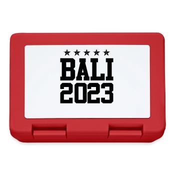 Bali 2023 - Lunchbox - red - Front
