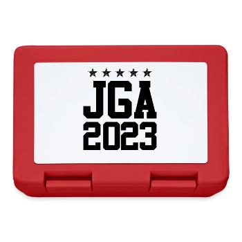 Jga 2023 Junggesellenabschied - Brotdose - Rot - Vorne