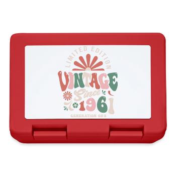 1961 Birthday 1961 vintage - Lunchbox - red - Front