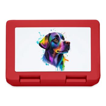 Labrador - Lunchbox - red - Front