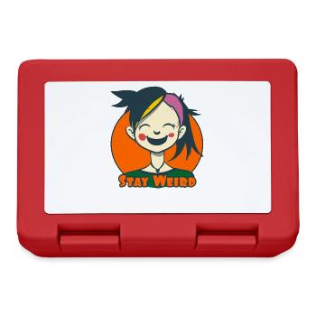 Naughty Sweet Alternative – Stay Weird - Lunchbox - red - Front