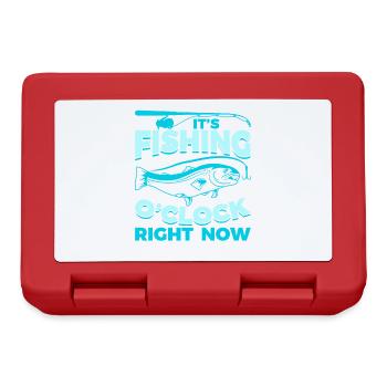 Angler Saying - Lunchbox - red - Front