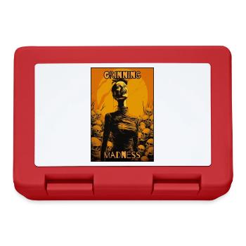 Grinning madness and a macabre woman - Lunchbox - red - Front