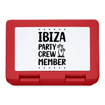 Ibiza Party Crew - Lunchbox - red - Front