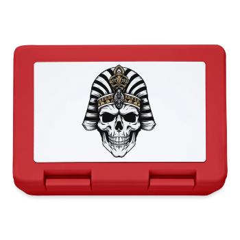 Pharaoh Skull - Lunchbox - red - Front