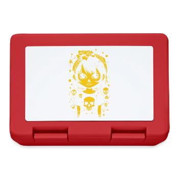 Mignonne fille d’anime en colère - Boîte à goûter - rouge - Devant