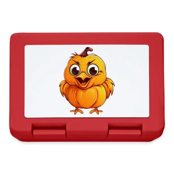 Chicken Pumpkin Lazy Halloween Party Costume Kids - Lunchbox - red - Front