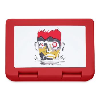 Japanese Red Sun: Look, a Monster - Lunchbox - red - Front