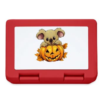 Koala Pumpkin Lazy Halloween Party Costume pour - Boîte à goûter - rouge - Devant