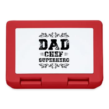 Dad Superhero Dad - Lunchbox - red - Front