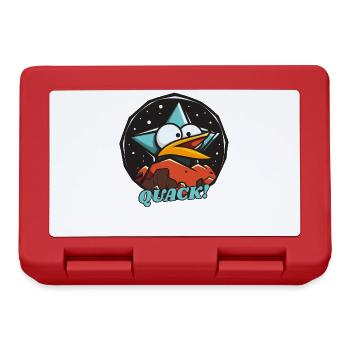 Silly Duck: Quawk! - Lunchbox - red - Front