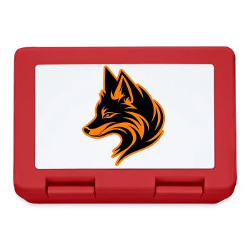 Fuchs Tier - Brotdose - Rot - Vorne