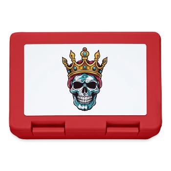 Couronne de Roi Crâne - Boîte à goûter - rouge - Devant