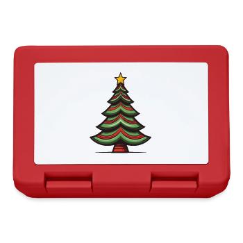 Christmas Tree Christmas - Lunchbox - red - Front