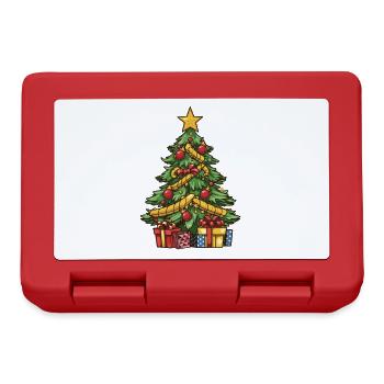 Arbre de Noël Noël Noël - Boîte à goûter - rouge - Devant