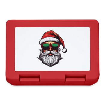 Santa Claus Cool Santa Christmas - Lunchbox - red - Front