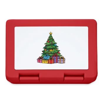 Christmas Tree Xmas Christmas - Lunchbox - red - Front