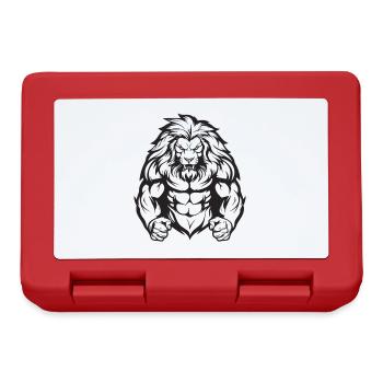 Lion Muscles Workout Gym - Lunchbox - red - Front