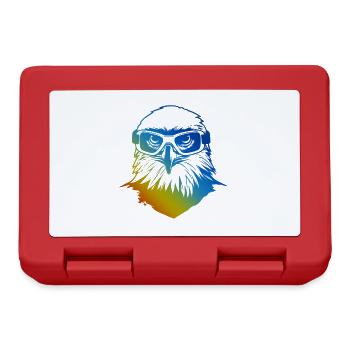 Adler Ski Brille Bunt - Brotdose - Rot - Vorne