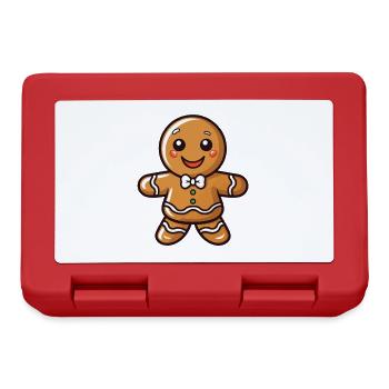 Christmas Gingerbread Cookie Baking - Lunchbox - red - Front